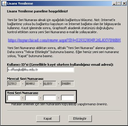 ArchiCAD i başlat düğmesine basarak 30 günlük sürümle süresi dolana kadar çalışmaya devam edebilirsiniz.