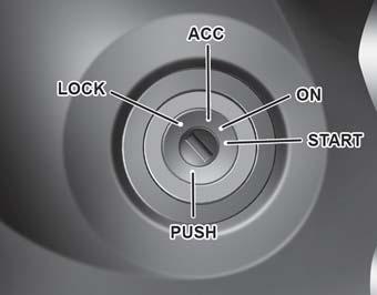 Arac n z sürerken ANAHTAR ORBC050001 Kontak anahtar konumu LOCK (Kilitli) konumu H rs zl a karfl korumak için, direksiyon kilitlenir. Kontak anahtar sadece LOCK (kilitli) konumunda ç kart labilir.