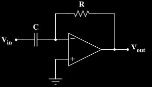 Differentiating Op-Amp www.wikipedia.