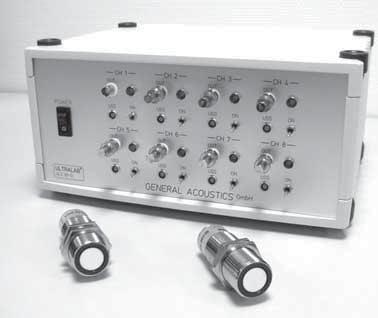 Elektromanyetik debimetre Yaklam akm derinlii, ekil 5 de gösterilen Ultrasonic Level Sensor (ULS) cihaz kullanlarak ölçülmütür.