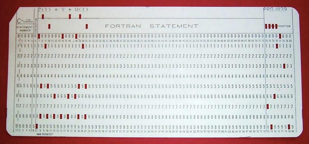 İlk Yaygın kullanılan yüksek seviyeli Programlama Dili: Fortran 1963 te 40 dan
