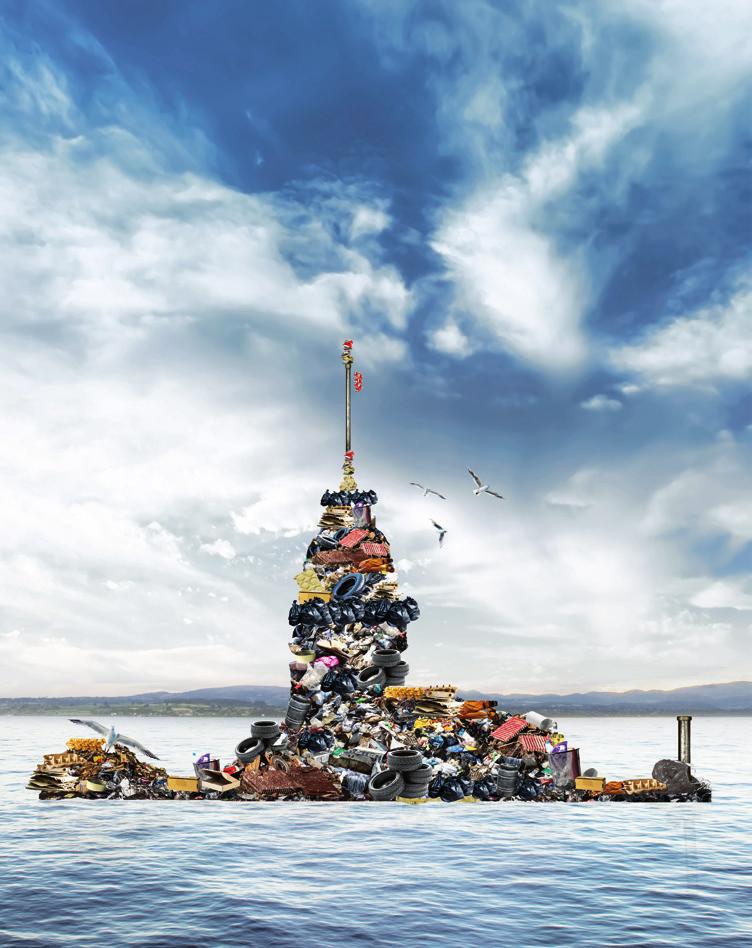 İstanbul da bir yılda Kız Kulesi ni 4.500 kere dolduracak kadar çöp üretiliyor!