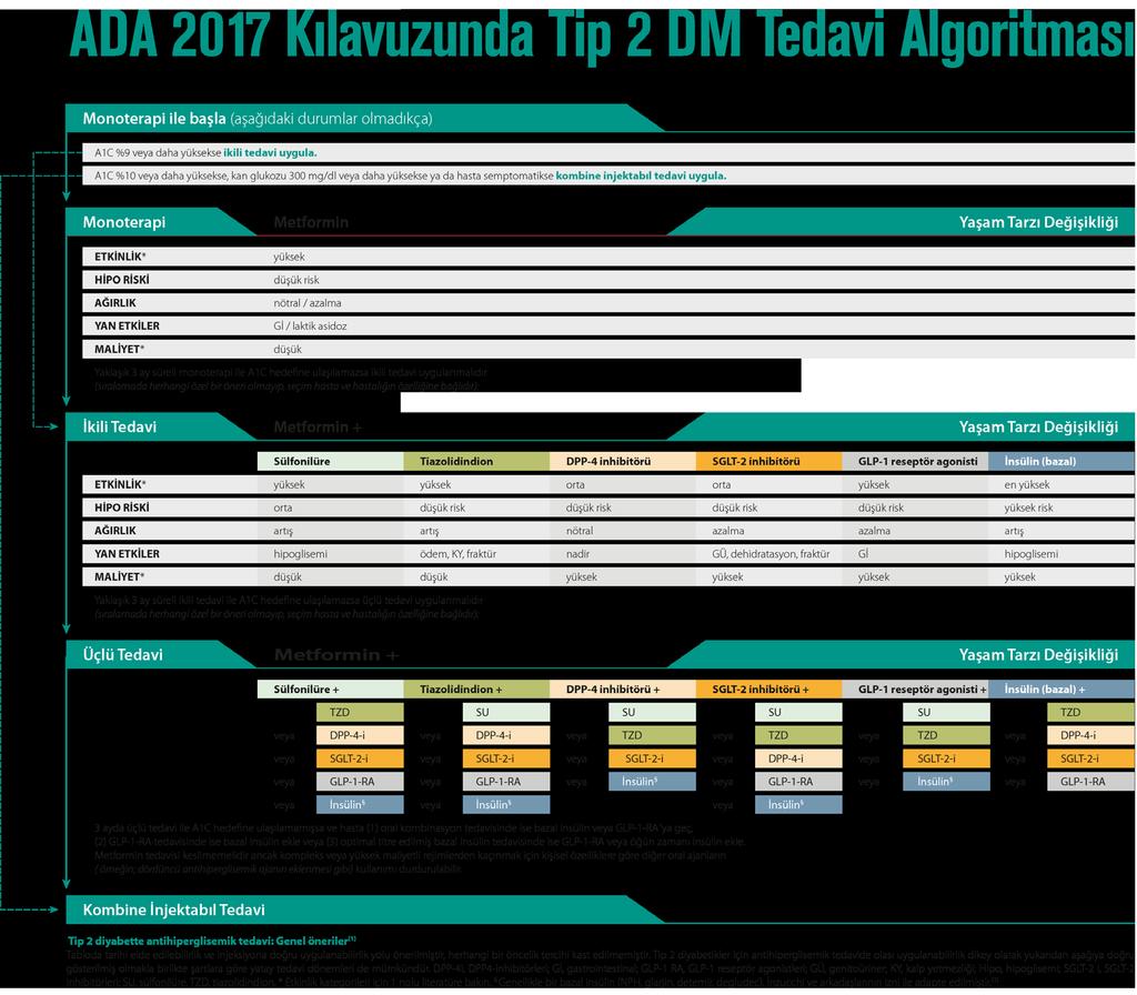 ADA 2017 T2 DM Tedavi Algoritması 63 American