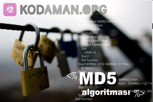 MD5 ŞİFRELEME MD5 (Message-Digest algorithm 5) Ron Rivest tarafından 1991 yılında geliştirilmiş bir tek yönlü şifreleme algoritmasıdır, veri bütünlüğünü test etmek için kullanılan, bir
