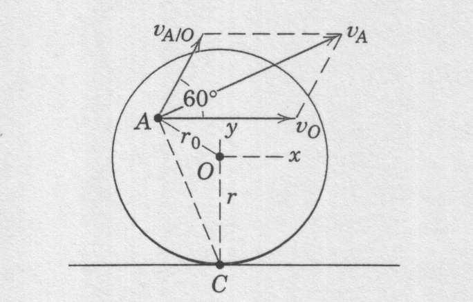1j)m, v O = [3i)m/s i j k v A = 3i + 0 0 10 = 3i + 1.732j + 1.0i 0.1732 0.1 0 v A = (4i + 1.732i)m/s v A = v A = 4 2 + (1.732) 2 v A = 4.36m/s elde edilir. Dojğrultusu ilk çözüm ile aynıdır.