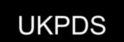 Glucose Control Study Summary UKPDS The intensive glucose control policy maintained a lower HbA 1c by mean 0.