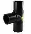 SPIGOT CROSS TEE / KROS TE SDR17 PE100 GAS/GAZ: 6 BAR WATER/SU: 10 BAR SPIGOT ELBOW (90 ) / DİRSEK (90 ) GAS/GAZ: 10 BAR WATER/SU: 16 BAR SPIGOT ELBOW (45 ) SEGMENTED / DİRSEK (45 )