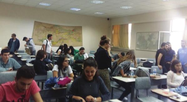 Şubesi, İstanbul Teknik Üniversitesi Jeoloji Mühendisliği Öğrenci Kulübü tanışma toplantısına katıldı.