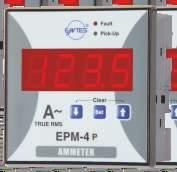 Ampermetreler EPM Serisi / EPMR Serisi True RMS Ölçme Ayarlanabilir Akım Trafosu Primer Değeri (EPM3/ için...000/a,.