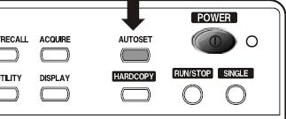 Dijital Osiloskop Kullanımı AUTOSET (OTO AYAR) Ön panel ayarını giriş sinyalini arka arkaya değiştirerek, görüntülemeyi en uygun dalga şekline uygun şekilde otomatik olarak yapar.