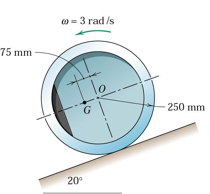 PROBLEMLER 10. 0 kg kütlel dengelenmemş volanın kütle merkezne göre atalet (jrasyon) yarıçapı 0 mm dr.