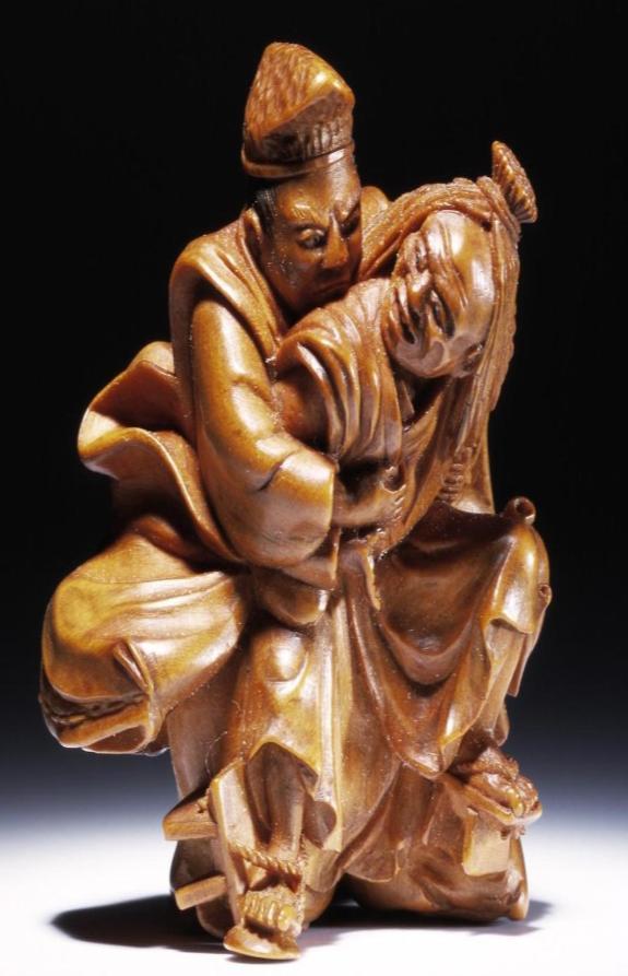 GÜNER / Küçük Güzeldir: Netsuke Netsuke koleksiyonunda Avrupalıların tercihi daha erken heykelsi örnekler iken Amerikalılar daha detaylı işçilik sergileyen geç dönem örneklerine ilgi göstermişlerdir.