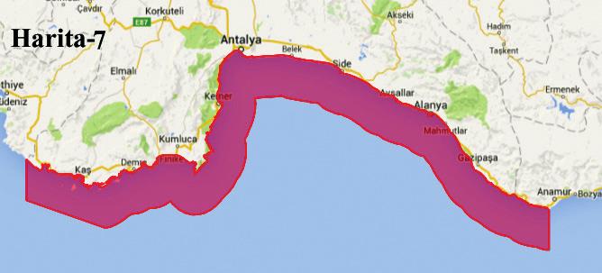 4/1 Numaralı Ticari Amaçlı Su Ürünleri Avcılığını Düzenleyen Tebliğ 13 Ege Denizindeki yer yasakları MADDE 5 (1) Ege Denizi ndeki yer yasakları aşağıda belirtilmiştir.