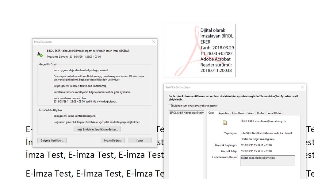PDF Dosyalara E-İmza Nasıl atılır?