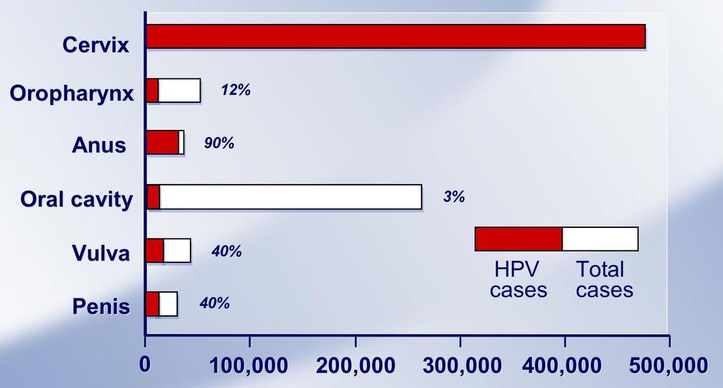 HPV İlişkili Kanser İnsidans ve Dağılımı Serviks