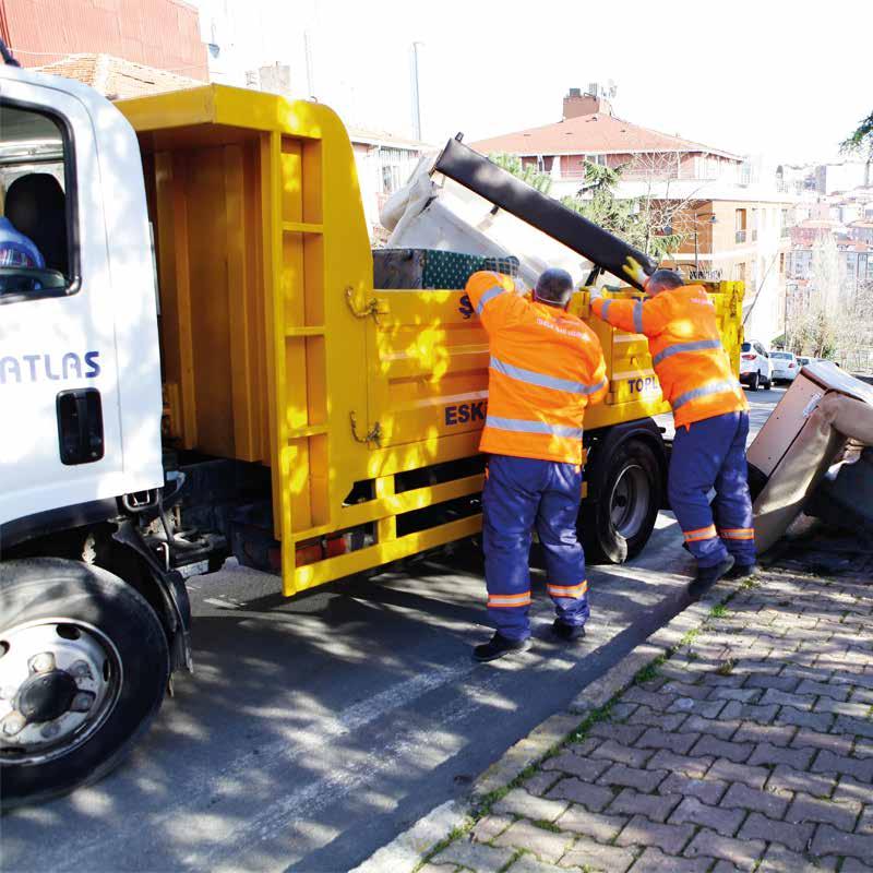 KENT TEMİZLİĞİ URBAN CLEANING BÜYÜK HACİMLİ EVSEL NİTELİKLİ ATIKLARIN TOPLANMASI COLLECTION OF LARGE-SCALE HOUSEHOLD WASTES