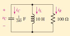 ÖRNEK 96 (2) t=0 anında hem 3A kaynak hem de 48Ω direnç kaldırılır, α = 12s 1 ω 0 =
