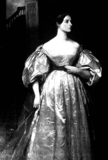 Augusta Ada Byron King, Lovelace Kontesi (1815-1852) Romantik şair Lord Byron un kızı Üretilmemiş Analitik makine için Bernoulli sayılarını hesaplayan