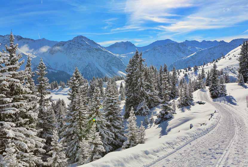 Graubünden Kantonu nda bulunan Arosa bölgesi konforlu bir kayak merkezi özelliği taşıyor.