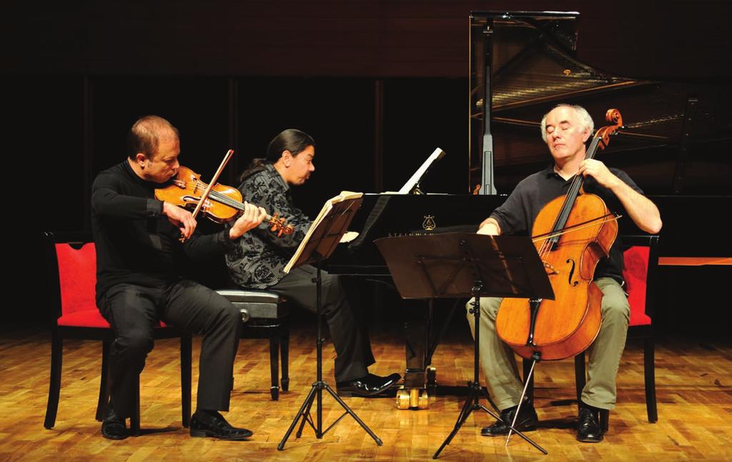 The Arkas Trio is made up of three mature, talented and internationally recognised solo artists; it is the first trio to have been established within the framework of a private corporation in Turkey.