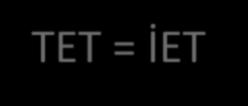 Formüller İET nin Hesaplanması Harris-Benedict Formülü Erkek: REE= 66,5 + (13,8 VA) + (5,0 B) (6,8 Y) Bayan: