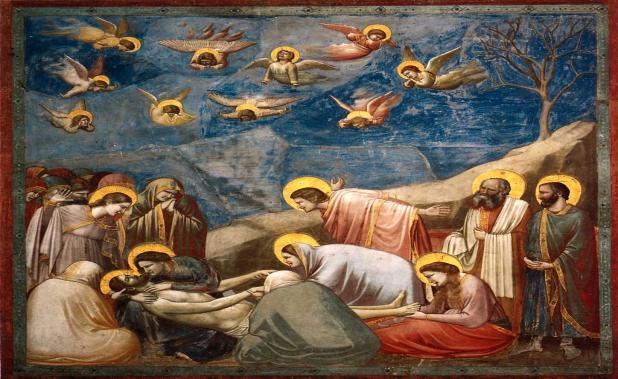 Giotto nun en büyük özelliği yaşadığı döneme göre oldukça yenilikçi sayılan uslubu ile Rönesans ın öncülerinden olmasıdır. Kutsal konuları son derece doğal bir yolla resimleyen ilk kişi olmuştur.