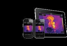 FLIR Tools Mobile uygulaması aracılığıyla mobil cihazlarla Wi-Fi bağlantısı Butonları kullanarak basit gezinme Dahili 640 x 480 dijital kamera ±2 C veya ±%2 ölçüm doğruluğu Radyometrik JPEG kaydeder