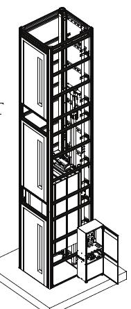 Asansör Sempozyumu 2012 // İzmir 17 Asansör veya platform asansör uygulaması Mevcut binada yeni bir asansör veya platform asansörü yerleştirecek bir kuyu olma ihtimali düşük olacağından bu sistemin