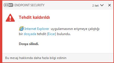 3.9.1.1.1 Sızıntı algılandı Sızıntılar sisteme web sayfaları, paylaşılan klasörler, e-posta veya çıkarılabilir aygıtlar (USB, harici diskler, CD, DVD, disket, vb.