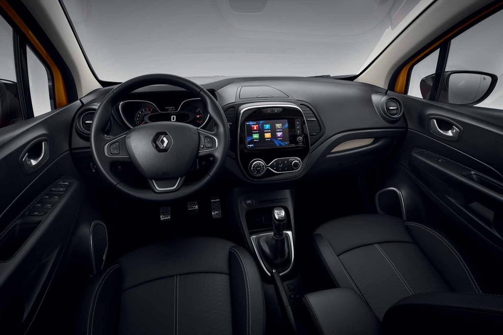7 inçlik dokunmatik ekranı, sezgisel ses komutu ve direksiyon üzerindeki kontrol tuşları ile Renault R-LINK Evolution, navigasyon,