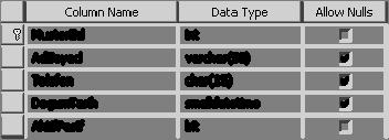 DataAdapter Kullanımı 597 Tablo Adı: Musteri ColumnName = MusteriId DataType = System.