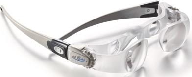 LOUPE maxdetail maxdetail Clip Asferik PXM hafif lens ile keskin görüş açısı ve kolay çalışma sağlar. 2x büyütme Ağırlık: 49 g.