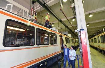 33 TRENE 132 ADET KLİMA TAKILACAK Metro trenlerinde bulunan, Ankaray trenlerinde ise yıllardır çözüm için çeşitli araştırmalar yapılan klima sorununun artık sona erdiğini anlatan yetkililer, daha