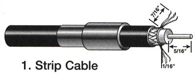 RG58 kablo ile BNC konnektör ba lantı örne i