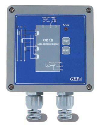 Arıza Akımı Gösterge Düzeneği RFD-121 Arıza Akımı Gösterge Düzeneği 1,050 TEDAŞ-MYD/2002-043.