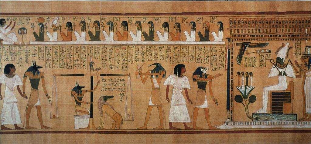 Ölüler Kitabı, Hunefer Papirüsü, (giriş seramonisi