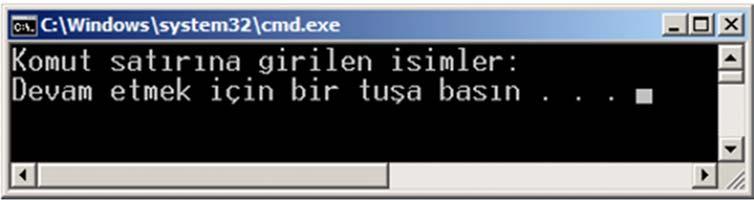 Main metodu Çalışan her programda mutlaka bir Main metodunun bulunması gerekir. Bütün programlarda ilk önce Main metodu çalıştırılır. Diğer metotlar Main metodunun içinden çağrılmadıkça çalışmaz.