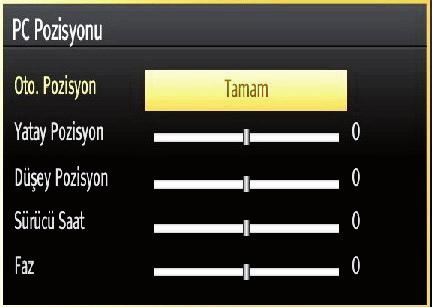 Görüntü yakınlaştırma: Görüntü boyutunu Otomatik, 16:9, Altyazı, 14:9, 14:9 Yakınlaştırma, 4:3, Panaromik veya Sinema olarak ayarlar.