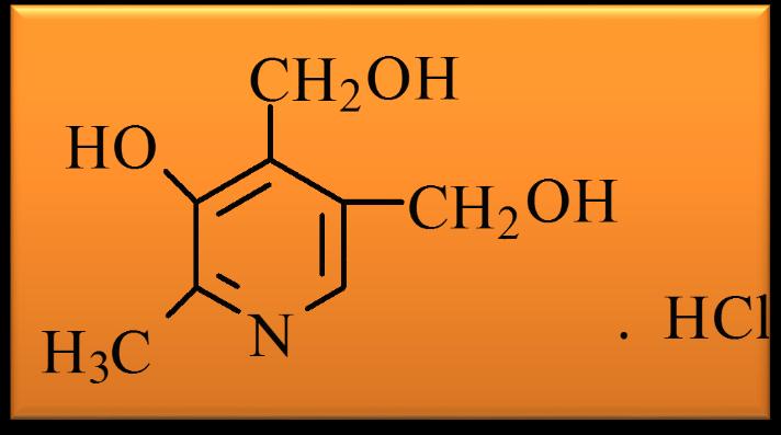 5-Vitamin B 6 (piridoksin hidroklorür): 3,4-diil)dimetanol hidroklorür (5-Hidroksi-6-metilpiridin- Vit-B 6 nın
