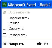 Başlıq sətrinə proqramın adı, Cari faylın adı və Excel proqramında yaradılan faylın genişlənməsini əvəz edən nişan yerləşir. EXCEL-də işə başlayan kimi boş cədvəli yaddaşa yazmaq lazımdır.