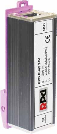 RPD RJ - RJ11 Network cihazlarını darbe gerilimine karşı korurlar. GB 10.1-00 /IEC 1-1:000 standardında, RJ ve RJ11 tipi sokete sahiptirler.