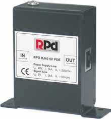 RPD POE V -,V IP telefon, IP kamera gibi POE network cihazlarını korumak için GB 101.1-00 /IEC 1-1:000 standardında tasarlanmıştır.
