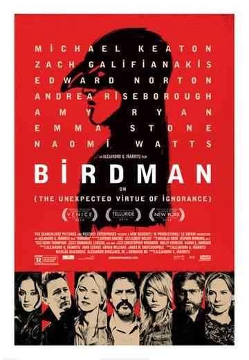 Baz Luhrmann Leonardo DiCaprio, Carey Mulligan 02:15:00 PG13 Birdman Kariyerinin sonundaki aktör kaybettiği şanını geri kazanabilmek için egosunu yenmeli