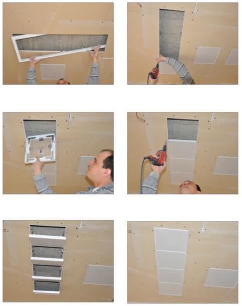 13 TOUCH-OPERATED DRYWALL ACCESS PANEL Assembly