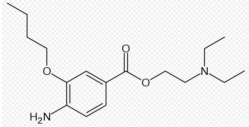 Butetamin 2-(İzobütilamino)etil-4-aminobenzoat Butakain 3-Di-n-bütilaminopropil 4-aminobenzoat Benoksinat (Oxybuprocaine