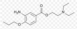 3-Aminobenzoik asit esterleri Metabutetamin 2-İzobütilaminoetil-3-aminobenzoat Proparakain (Proxymetacaine) Alcaine, Opticaine