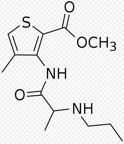 Pirrokain N-(2,6-Dimetilfenil)-1-pirolidinasetamit