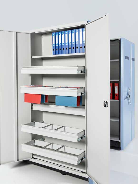 Mobile Shelving Systems with Hanging File