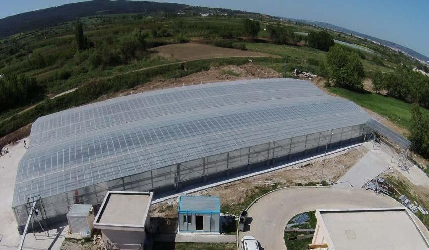 Solar Çamur Kurutma SOLAR ÇAMUR KURUTMA Türkiye nin iklim koşullarına göre uygun bir teknoloji Yüksek kurutma