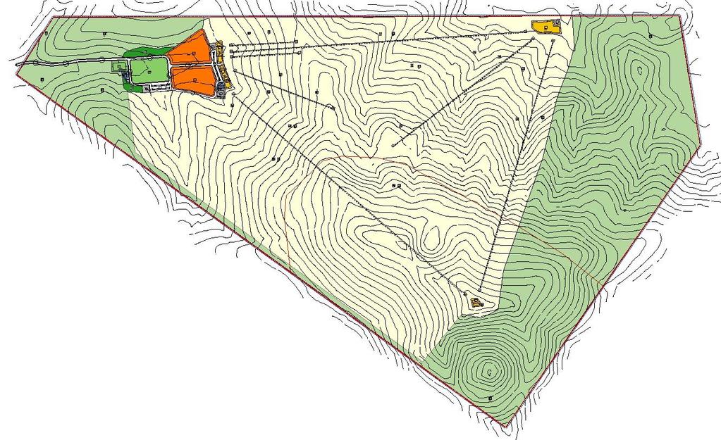 Toplam uzunluk: 264 m - Mekanik Tesis-7 (M-7): Yürüyen Bant Türü: Yürüyen bant Toplam uzunluk: 273 m Harita 1: